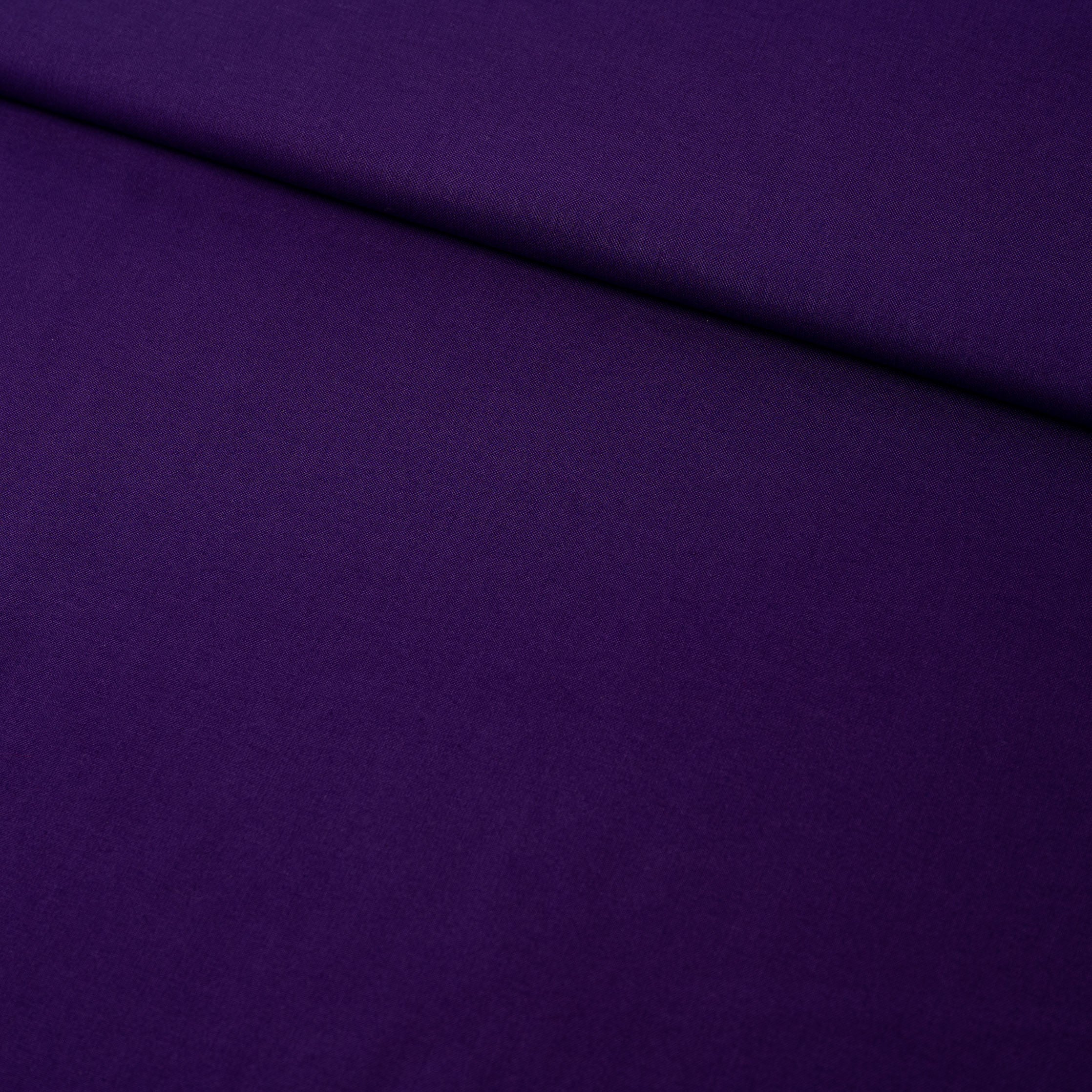 Baumwolle Uni Violett 0,5m