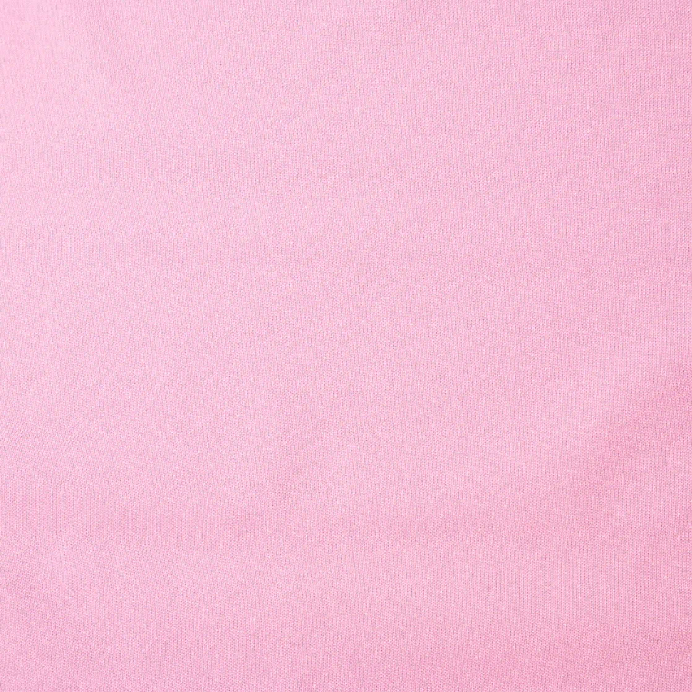 Trachtenstoff Baumwolle getupft Rosa Weiß 0,5m