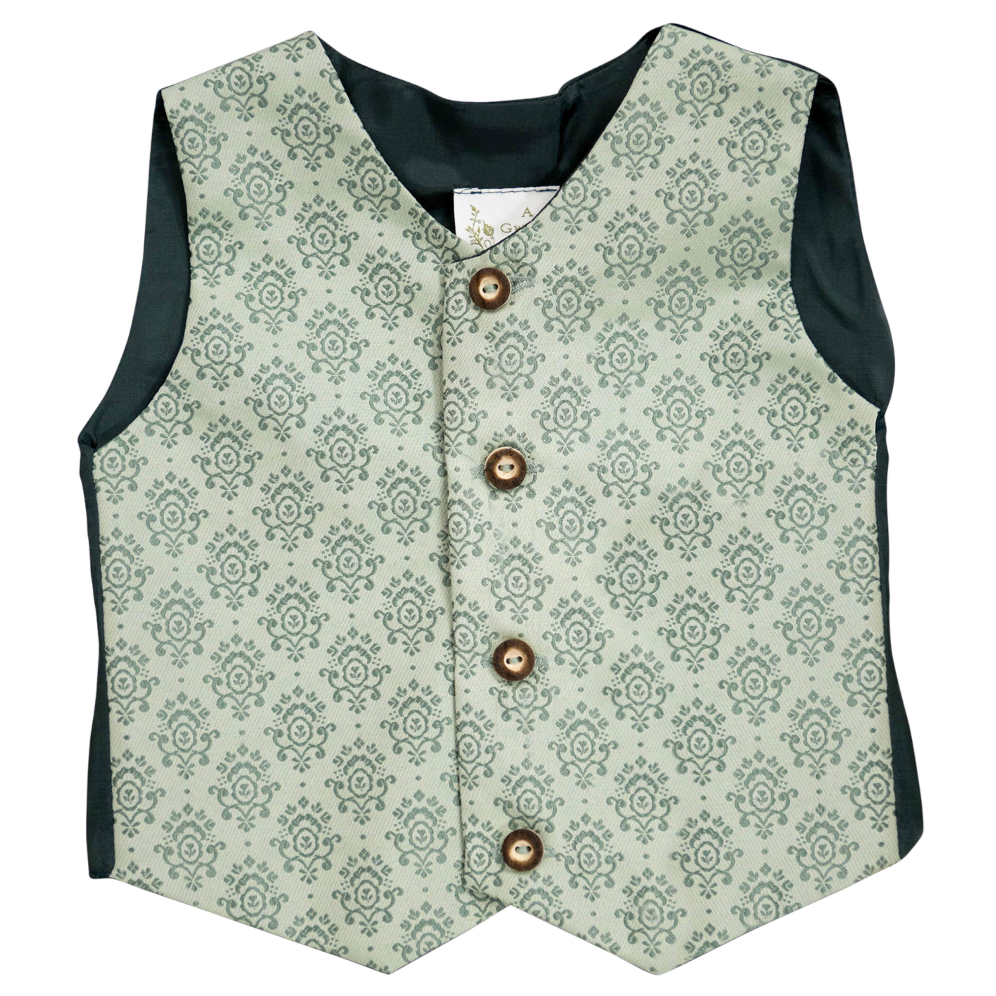 Trachtengilet Ornamente Grün
