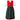 Mädchen Dirndl mit Bluse Baumwolle Rot Grün