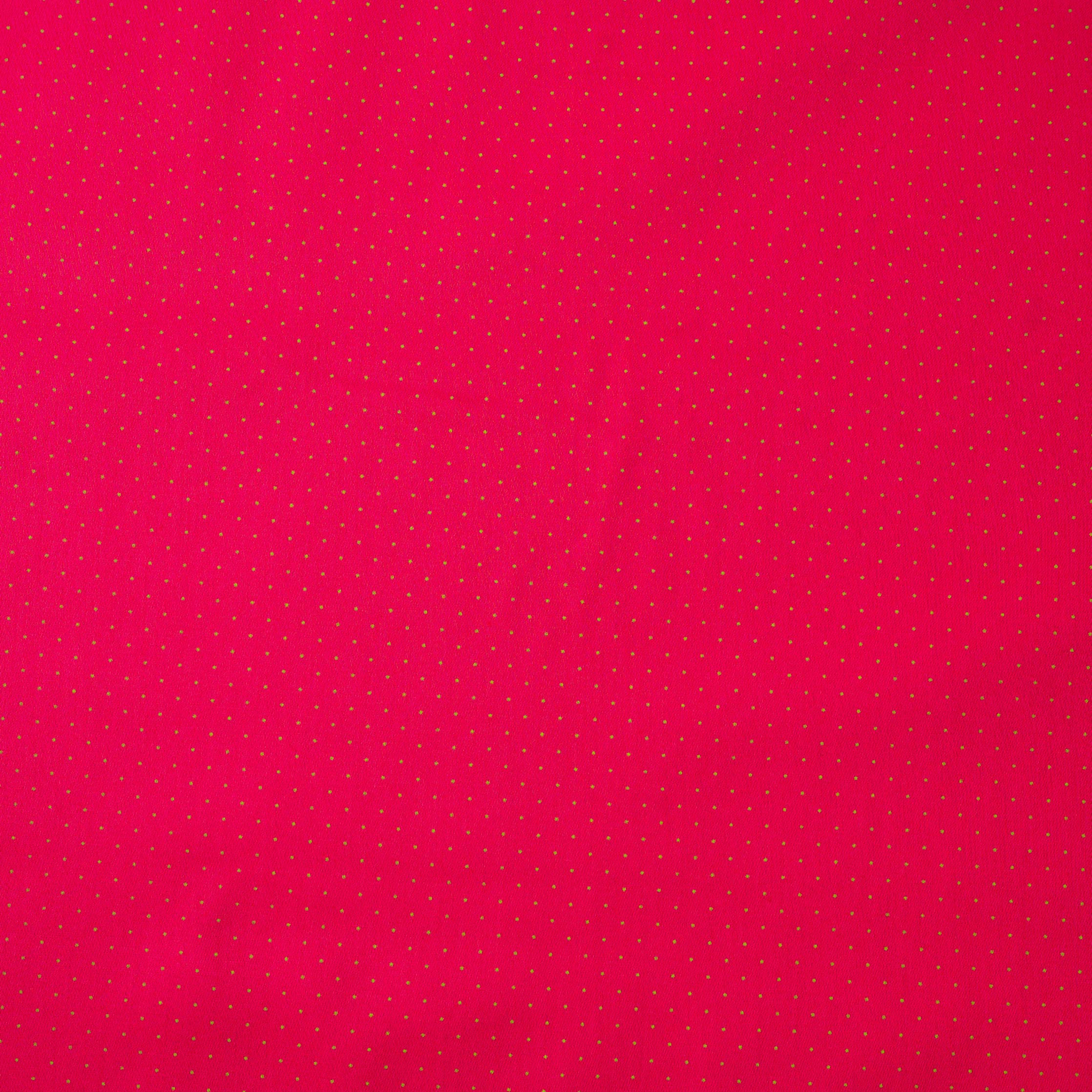Trachtenstoff Baumwolle getupft Fuchsia 0,5m