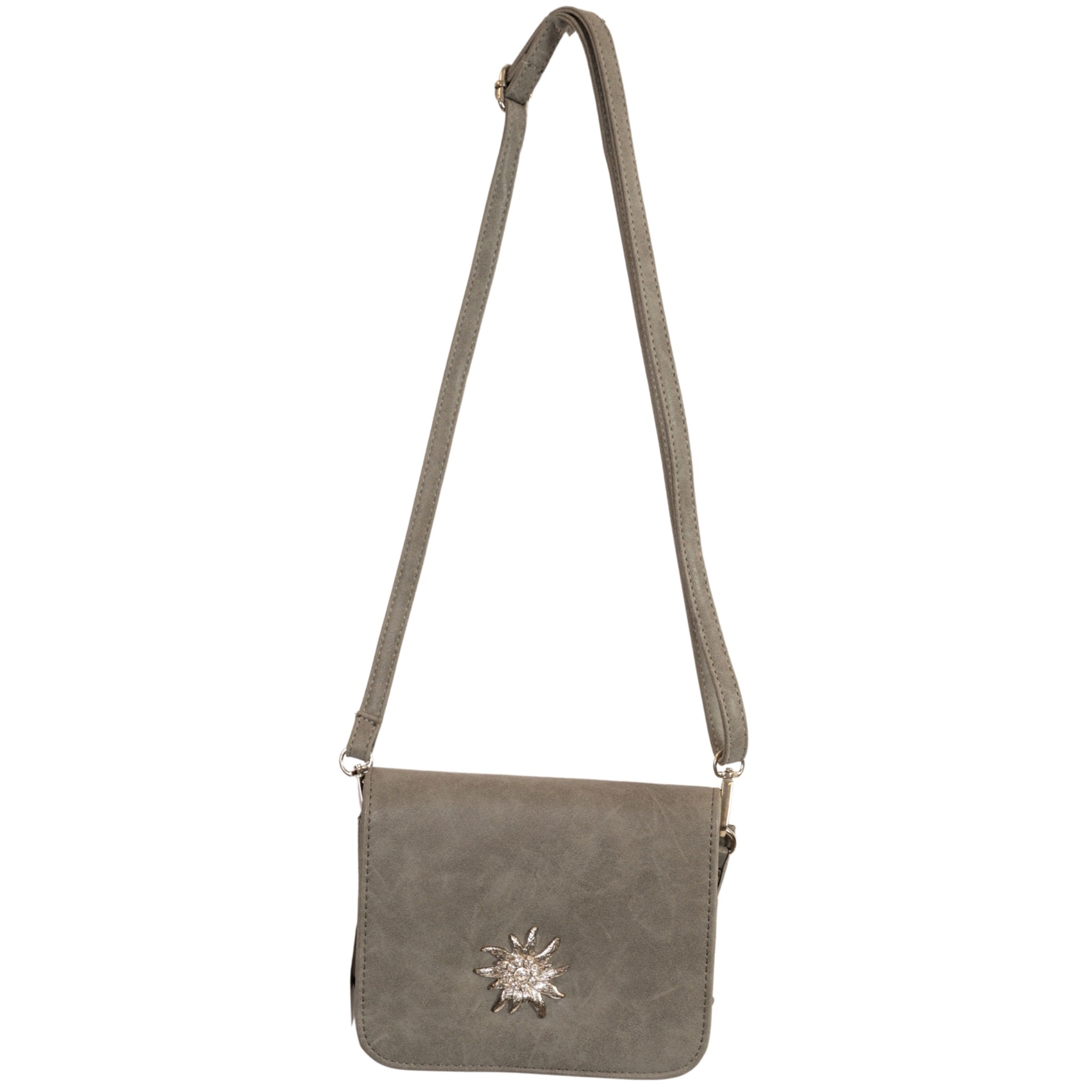 Trachtentasche Handtasche mit Edelweiss Beige