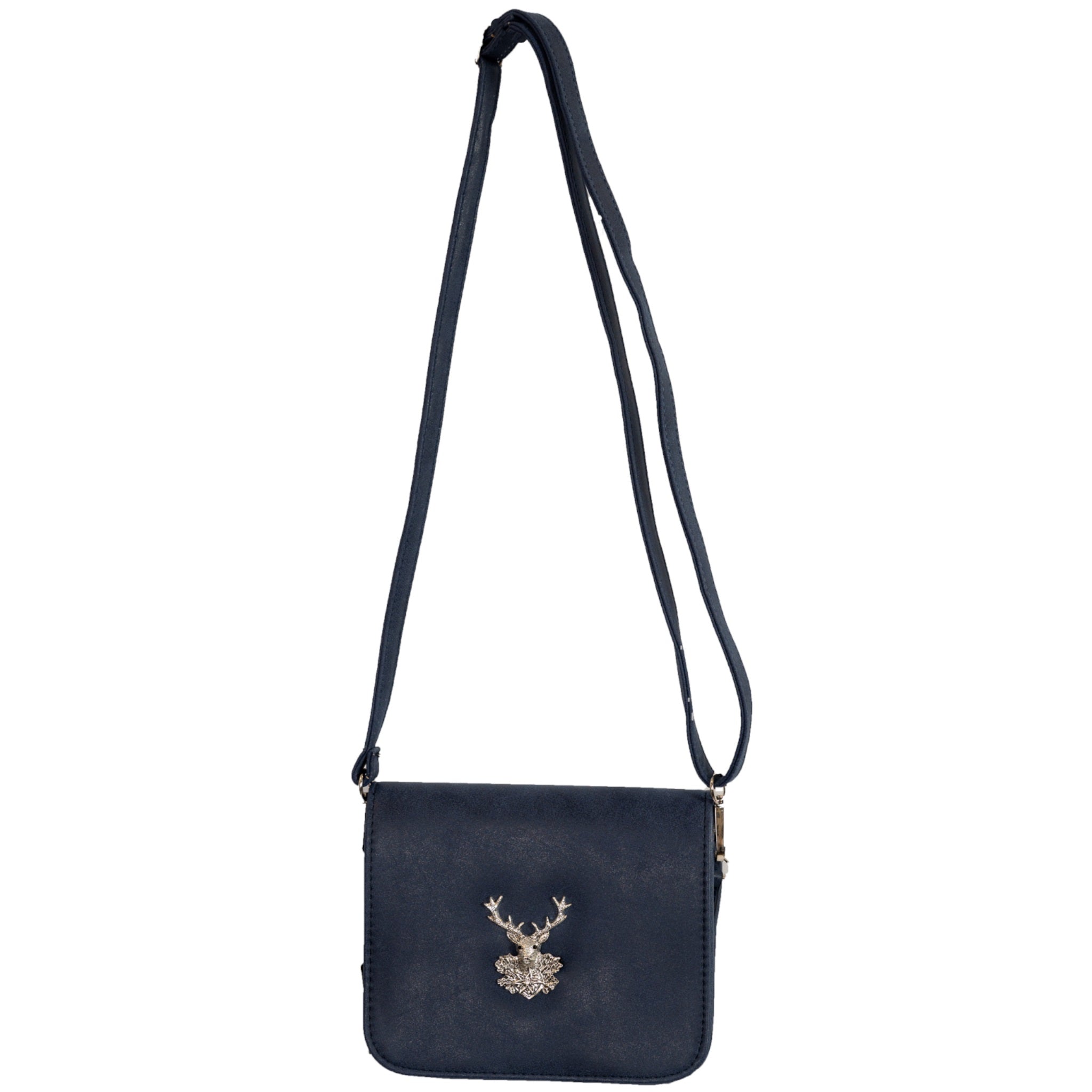 Trachtentasche Handtasche mit Hirsch Blau