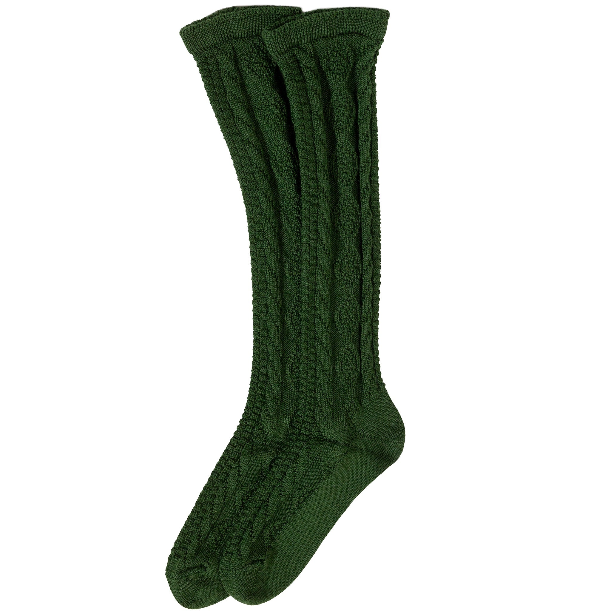 Herren Stutzen Socken Grün